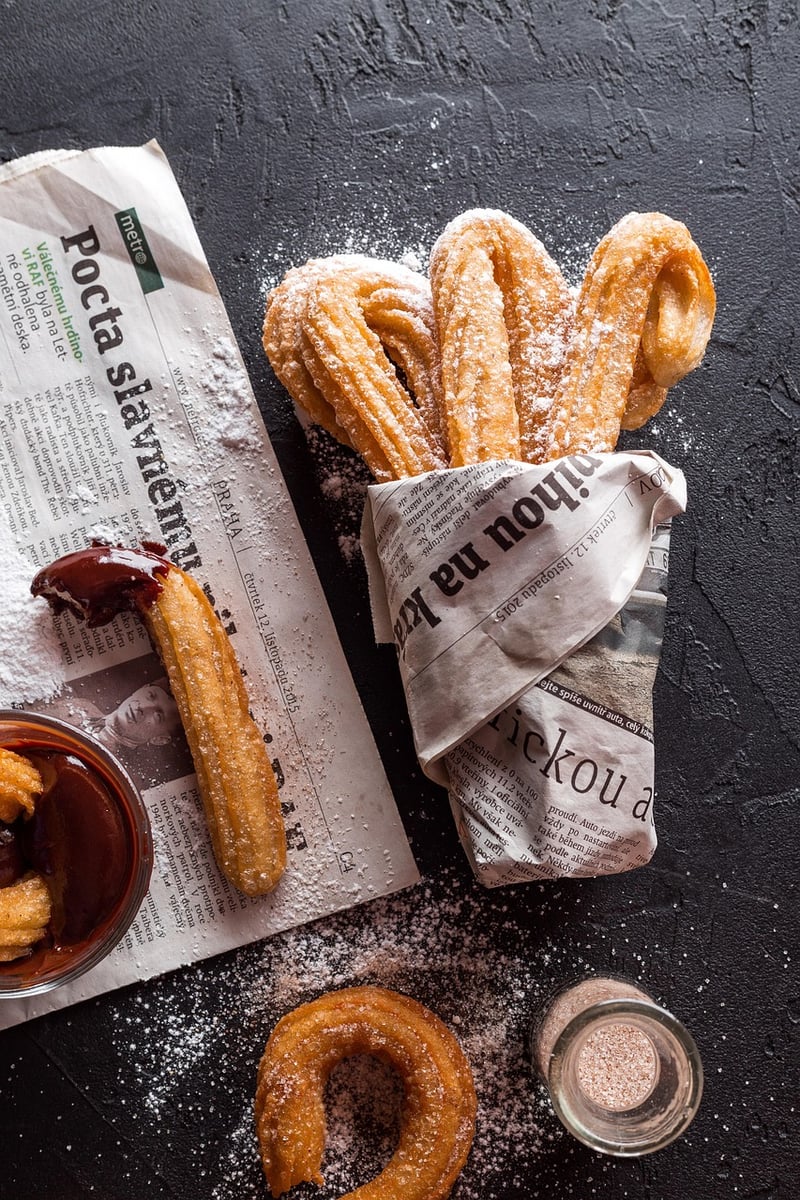 Churro Ice Cream Sandwiches